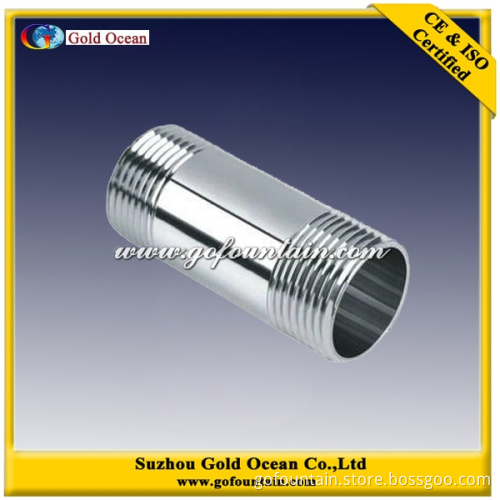 Ss Material Hose Nippler Double Threaded Pipe Connections